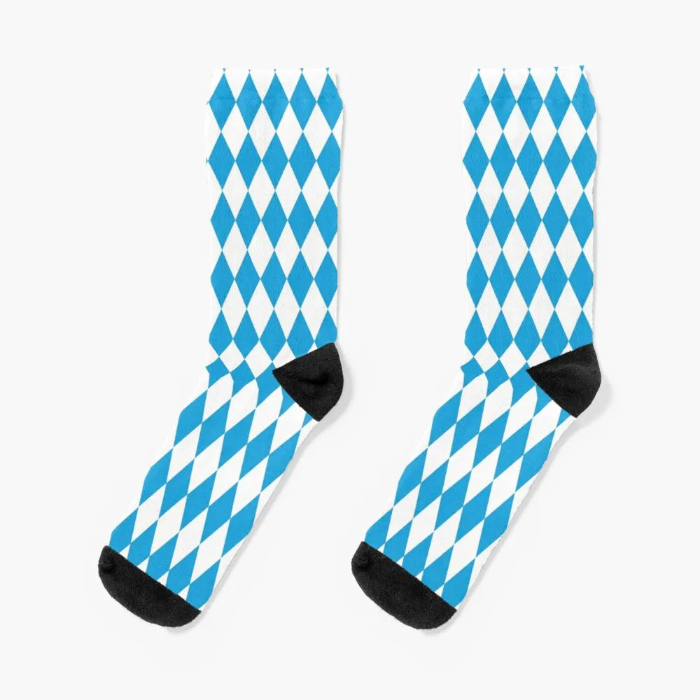 Socken mit Rautenmuster (3er-Set) – WiesnRauten Oktoberfest 2025
