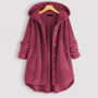 Trendy Geschnittene Fleecejacke mit Kapuze - FleeceLux