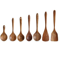 Natural Wooden Kitchen Utensils - RustiCook