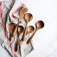 Natural Wooden Kitchen Utensils - RustiCook