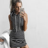 Trendy Ärmelloses Mini-Sommerkleid mit Twist-Detail – Liora