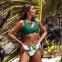 Trendiger Wickel-Bikini mit Blumenmuster – Lucille
