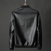 Stilvolle Herren Lederjacke aus Kunstleder mit Präzisionsdetails – Tarek