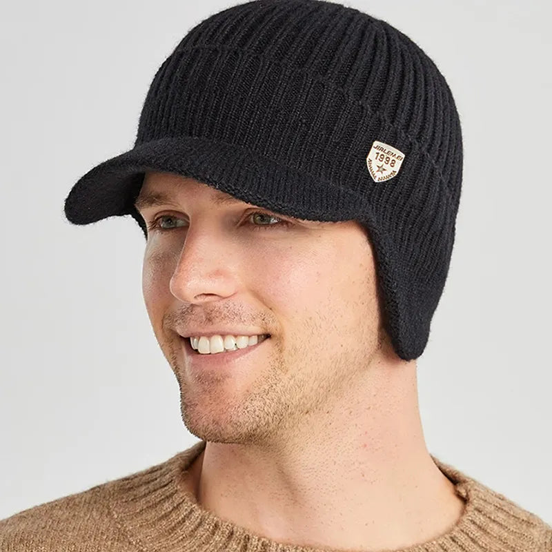 Herren Strickmütze mit Ohrenklappen – Kian (1+1 GRATIS)