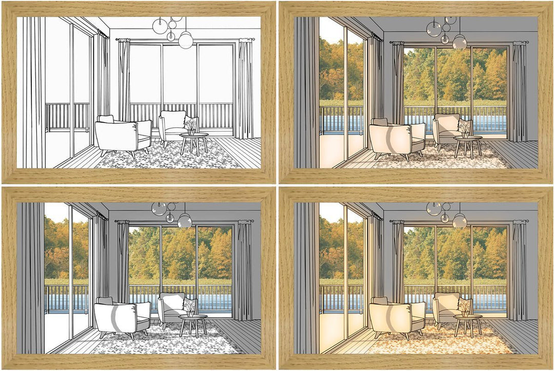 LED Leuchtenbild – Luminza