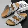Luftige & Bequeme Herren Ledersandalen mit Verstellriemen – Matteo