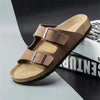 Luftige & Bequeme Herren Ledersandalen mit Verstellriemen – Matteo