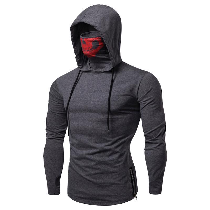 Herren-Hoodie mit integrierter Skull-Maske – Herbst-Edition ShadowX