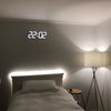 3D LED Wanduhr mit Dimmbarem Licht – Timora