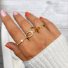 Stilvoller Ring mit Funkelnden Zirkonia – Sienna