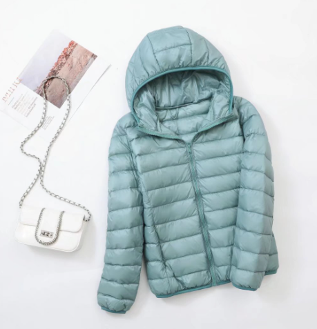 Ultraleichte Damen Steppjacke mit Kapuze – Elara