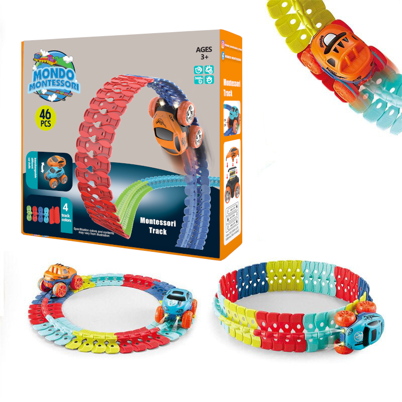 Flexibles Montessori Spielbahn – FlexiTrack