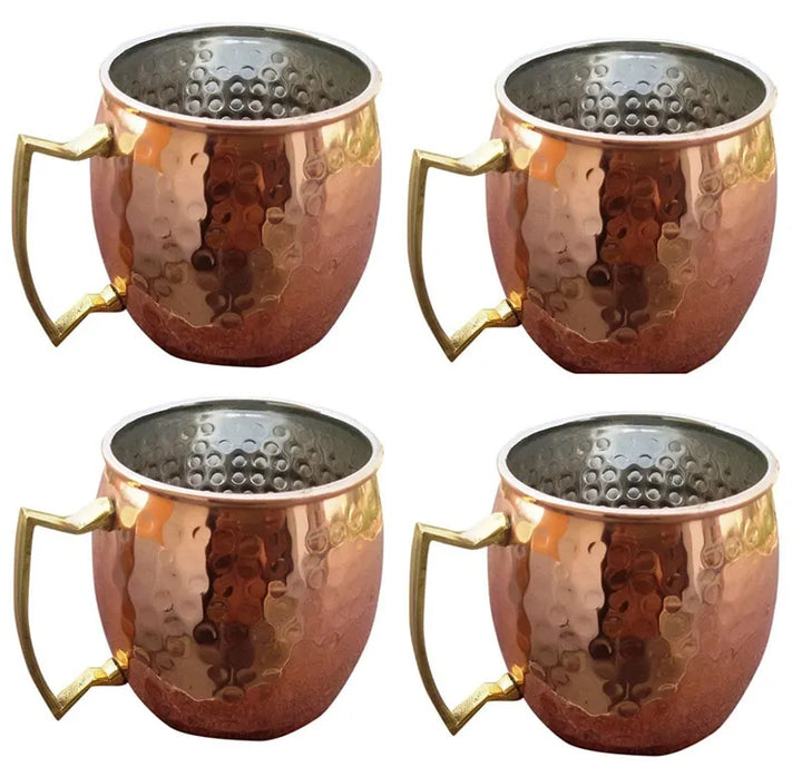 Hammered Copper Cup Set - ChillCopper