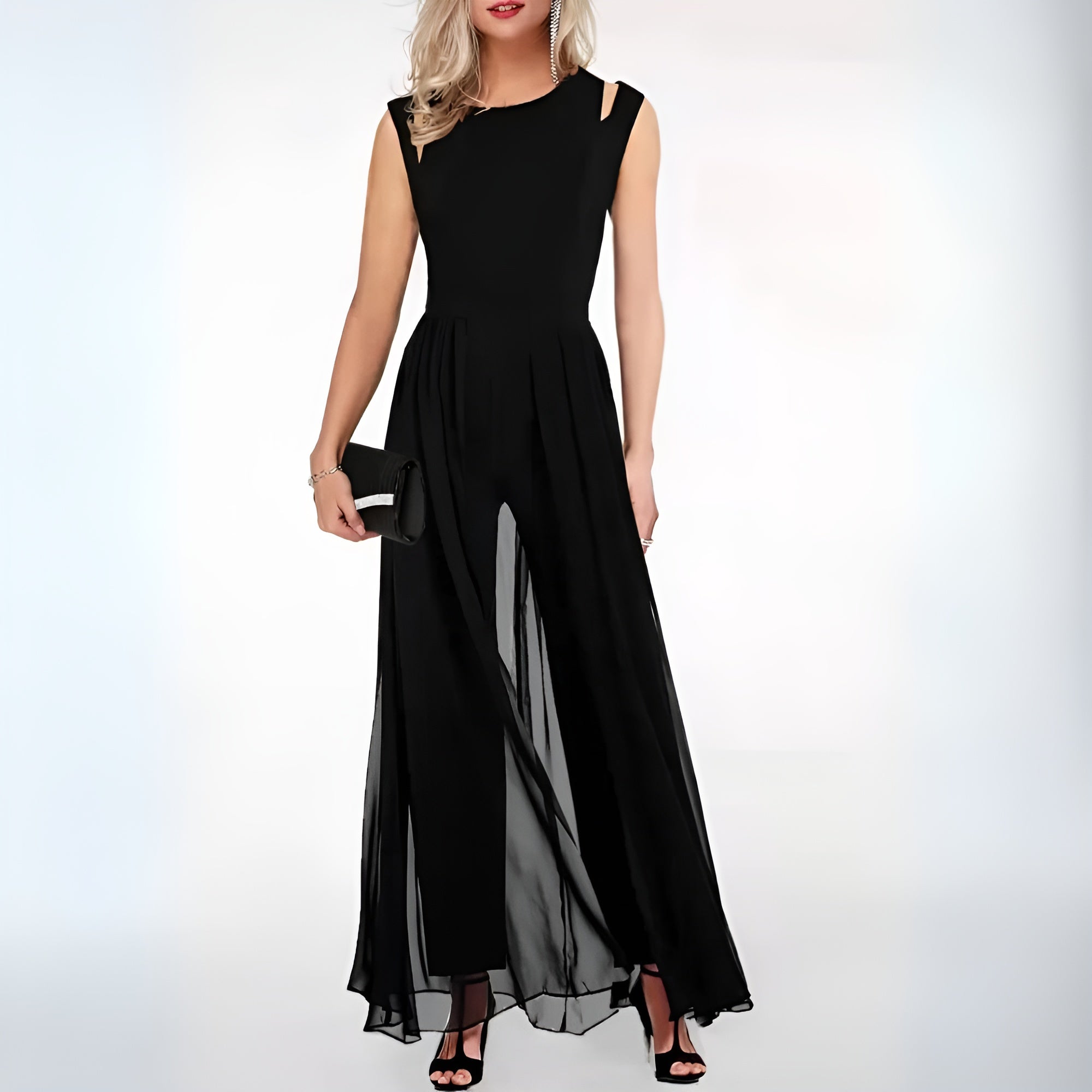 Eleganter Leinen-Jumpsuit für Damen – Sofia