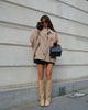 Damen Übergangsjacke im Oversized Look mit Knopfverschluss – Selina