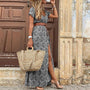 Boho-Maxikleid mit Muster Damen – Thalia