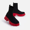 Stiefeletten mit klobiger Profilsohle - Karolina