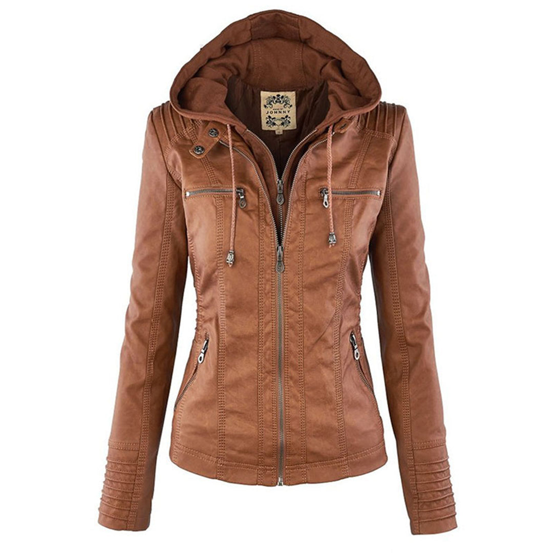 Modische Lederjacke - Zara