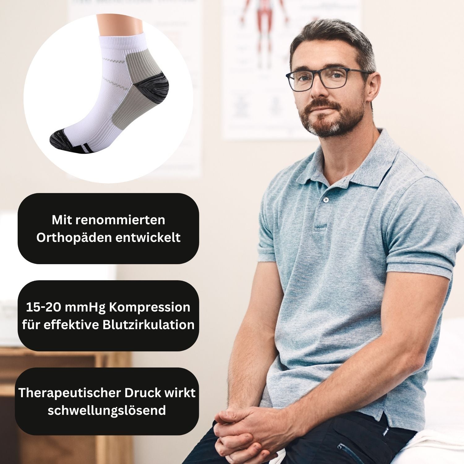 Orthopädische Kompressionssocken - VitalStep