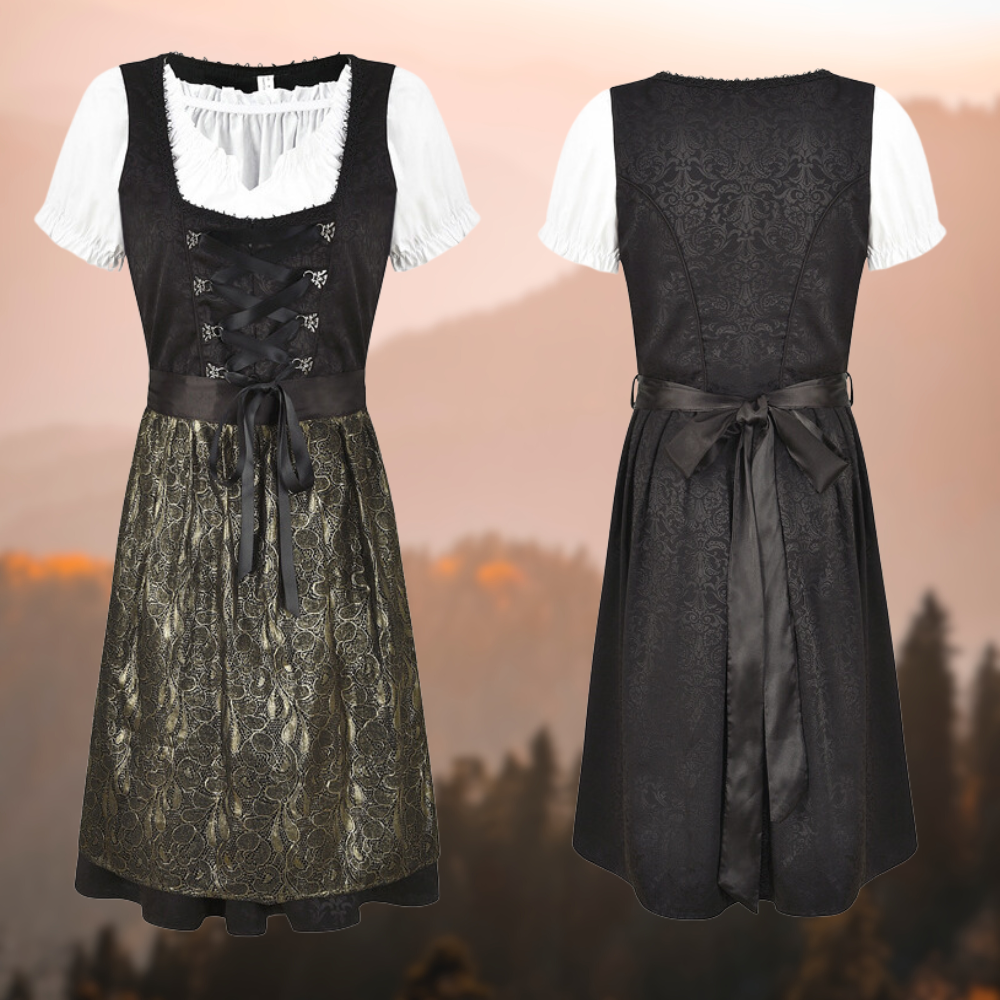 Exklusive Damen-Tracht mit Schürze und Bluse - EdelTrachten