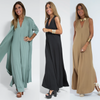 Zweiteiliges Schlankmachendes Kleid mit Weste – Loreen