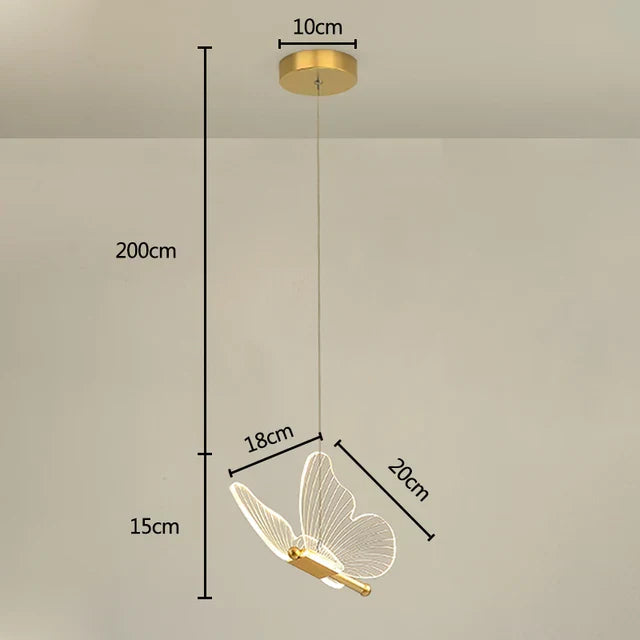 LED Schmetterling-Hängelampen - ButterLuxe