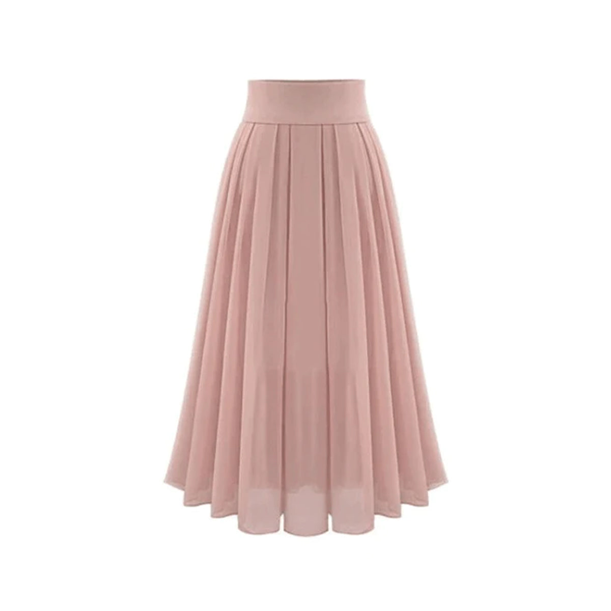 Trendy Plissierter Maxirock mit Hoher Taille – Mirella