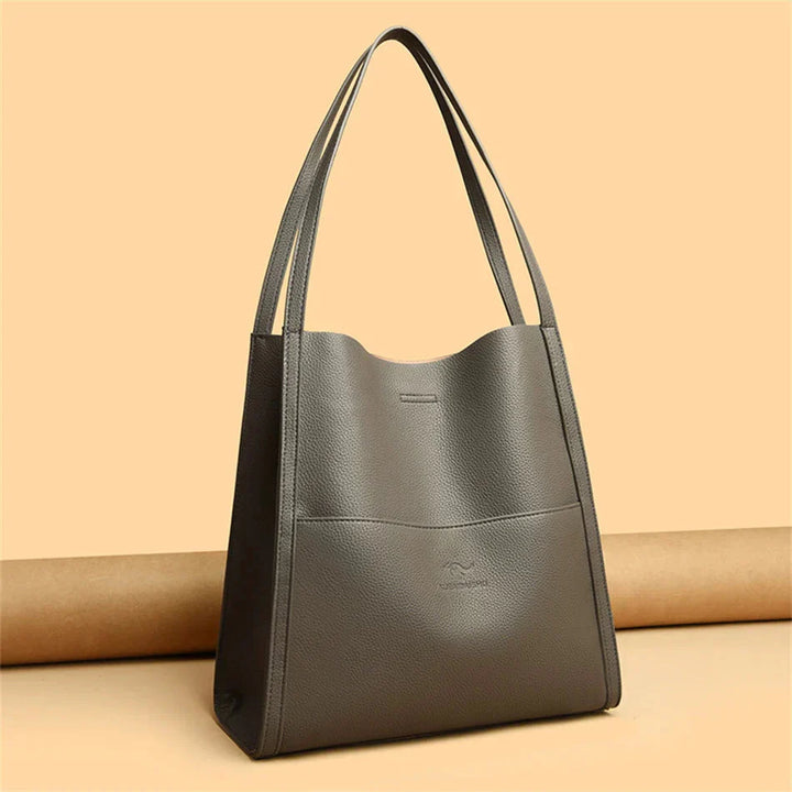 Trendy Leather Shoulder Bag - Mila