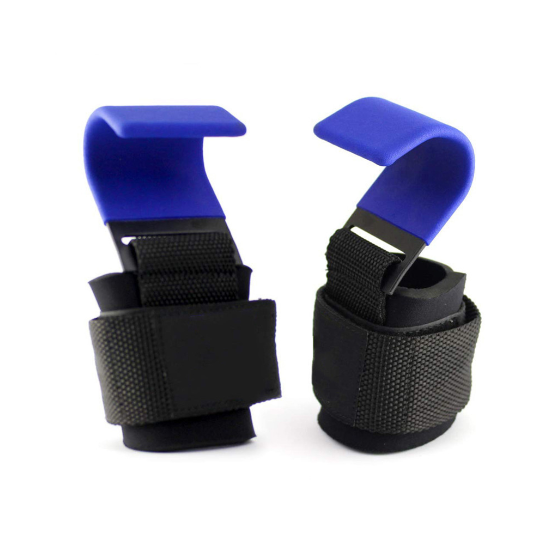 Lifting Hooks with Adjustable Wrist Strap - GripMax