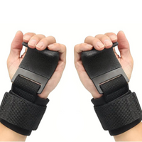 Lifting Hooks with Adjustable Wrist Strap - GripMax