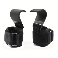 Lifting Hooks with Adjustable Wrist Strap - GripMax