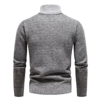 Knitted Sweater for Men with Half Zipper – Cedric