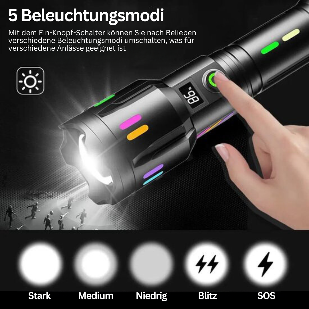 Militärische LED-Taschenlampe - LumenPro