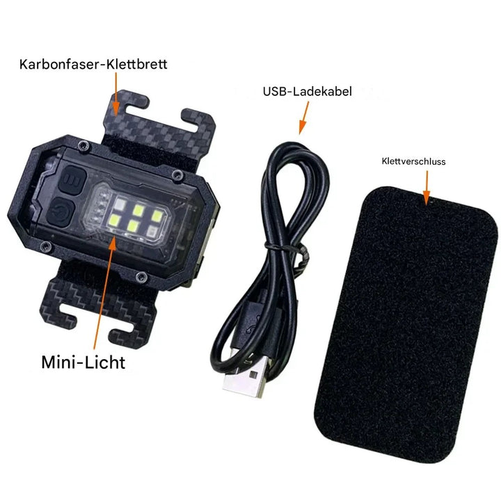 Tactical USB Rechargeable Flashlight - LumiTac Mini
