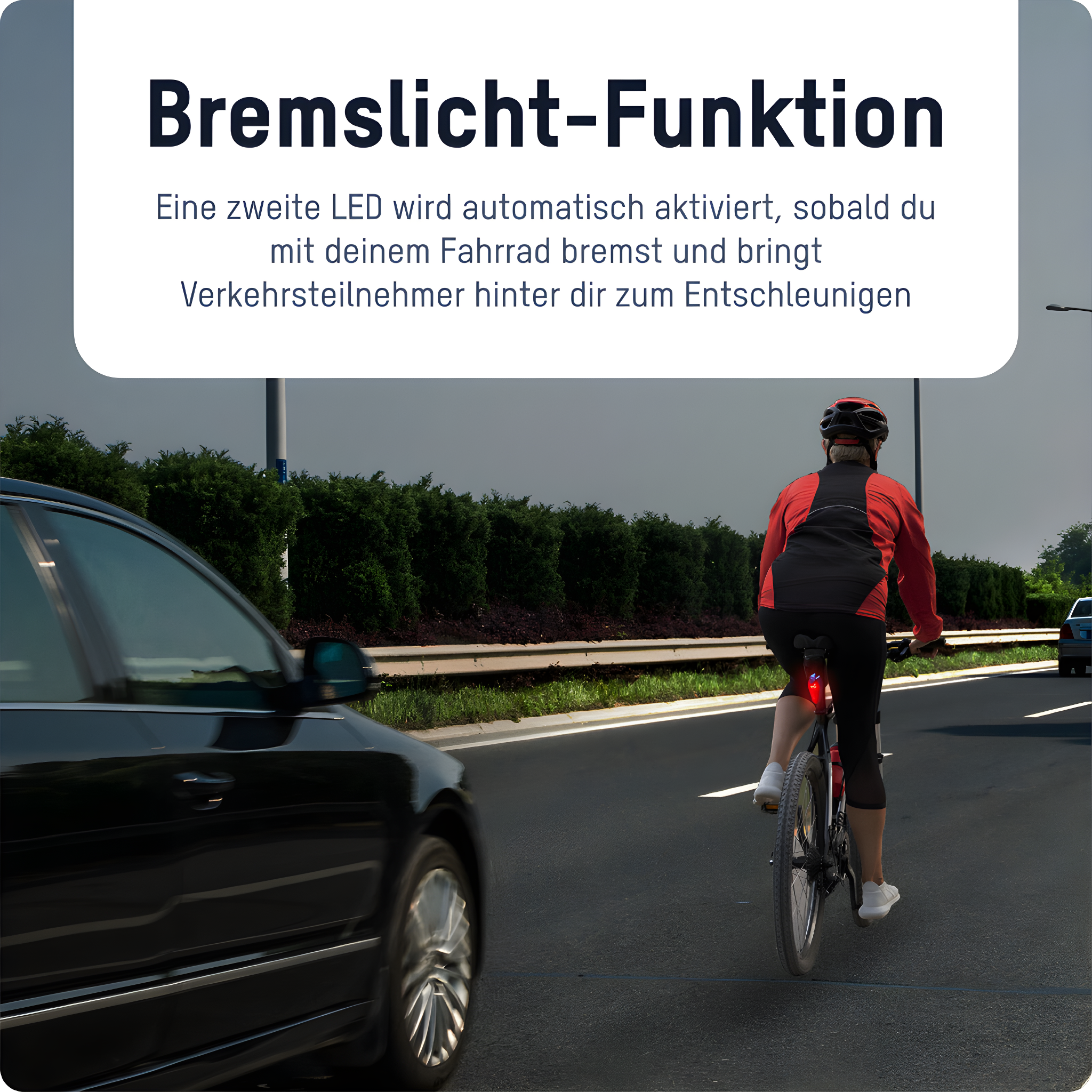 Fahrradleuchte Sicherheits-Rücklichter - BrightSafe