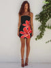 Sommerliches Minikleid mit Blumenmuster und verstellbaren Trägern – Zoey