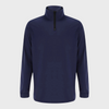 Bequemer Herrenpullover mit Reißverschluss und niedrigem Kragen – Sven