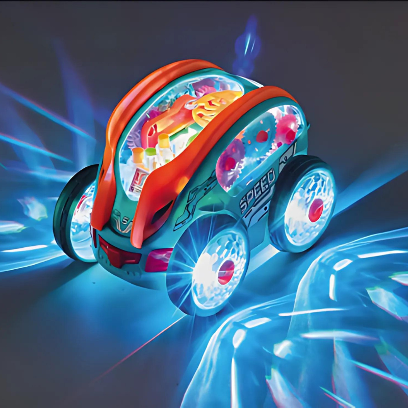 LED-Auto mit Musik und Bewegung – SpeedySpark