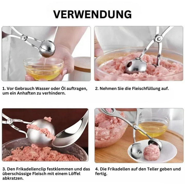 Stainless Steel Meatball Former - MeatballMaster