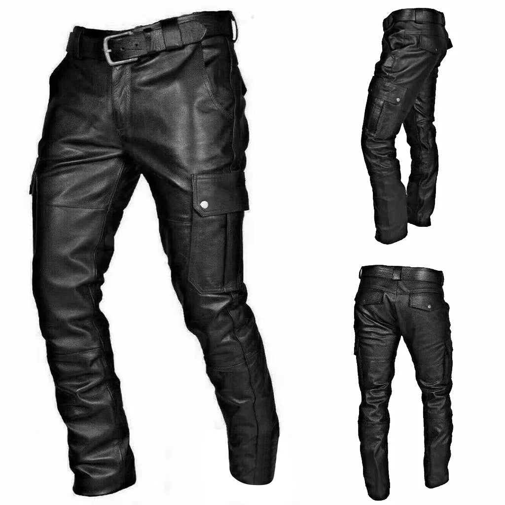 PU-Leder Bikerhose für Herren - Alex