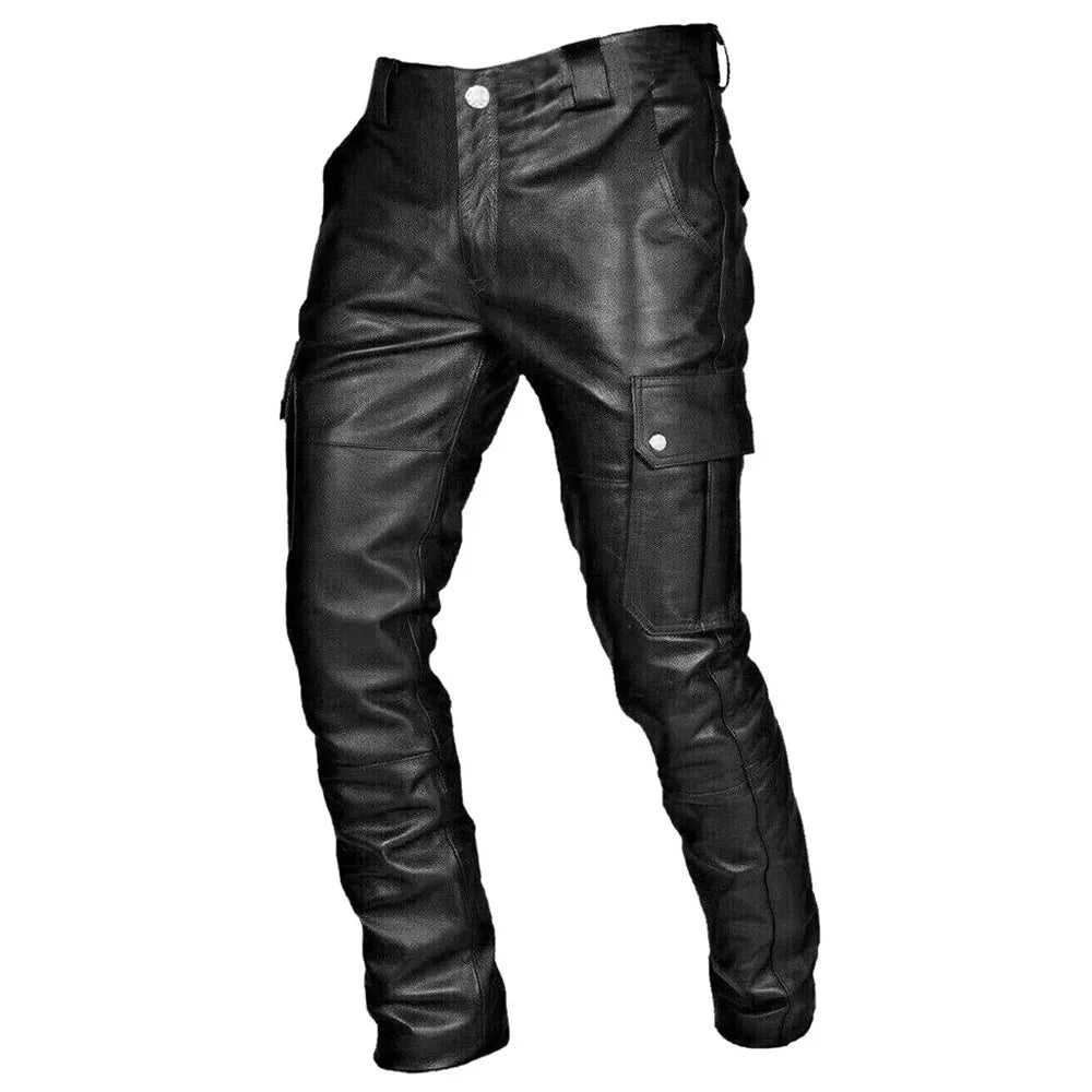 PU-Leder Bikerhose für Herren - Alex