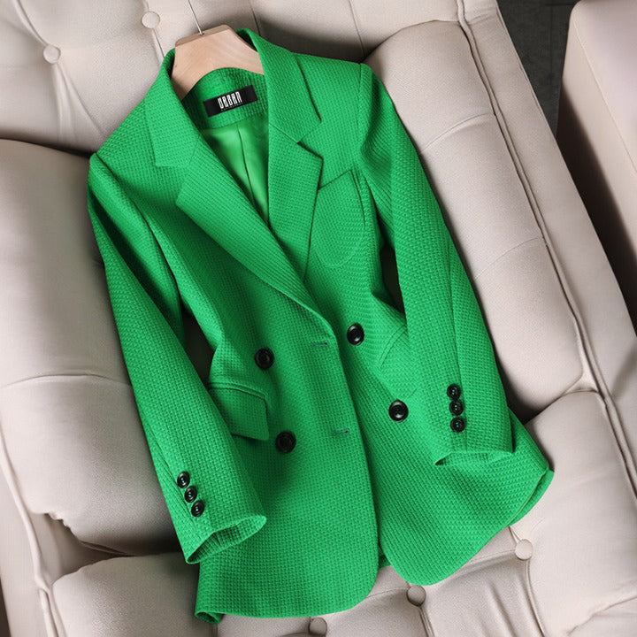 Damen Blazer mit Karomuster für den Herbst – Isabelle