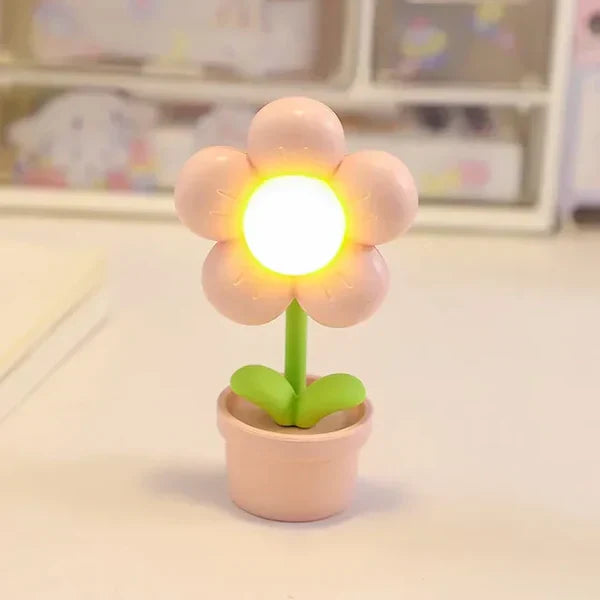 Kleine Blumen Ruhige Tischlampe - BlossomGlow