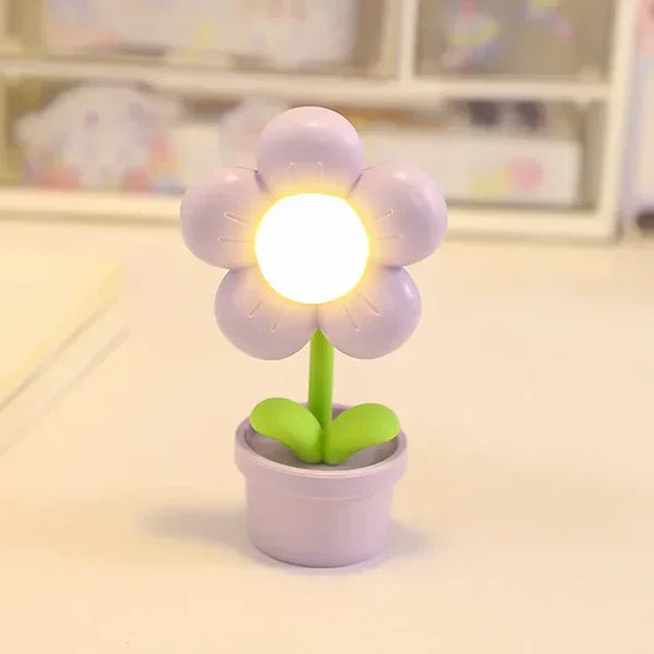 Kleine Blumen Ruhige Tischlampe - BlossomGlow