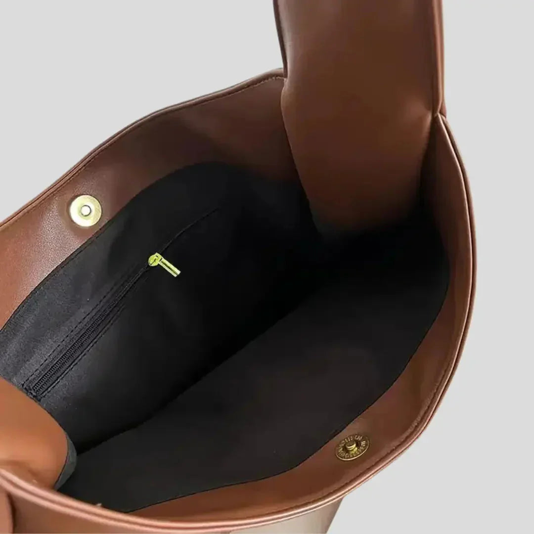 Vegan Leather Shoulder Bag for Women - Noor