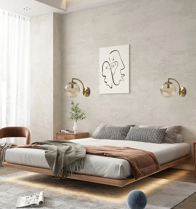 Luxe Moderne Wandleuchte aus Glas – CrystalGlow
