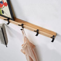 Wall coat rack with movable hooks – Nordhook