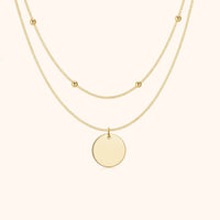 Doppel-Medaillonkette - Amélie