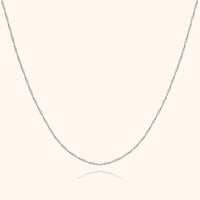 Wellenförmige Halskette - Aurélie