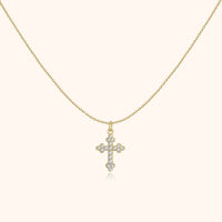Stilvolle Kreuz-Halskette – Clémence